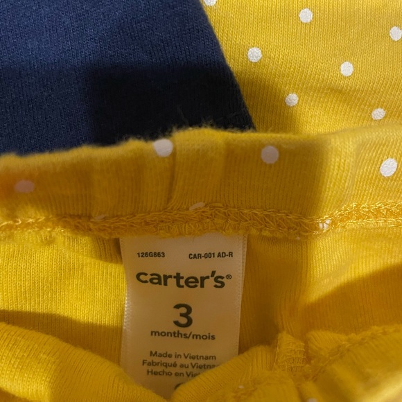 EUC Carters Bundle: 2 Pants, 2 onesies, 1 shirts - Picture 7 of 8